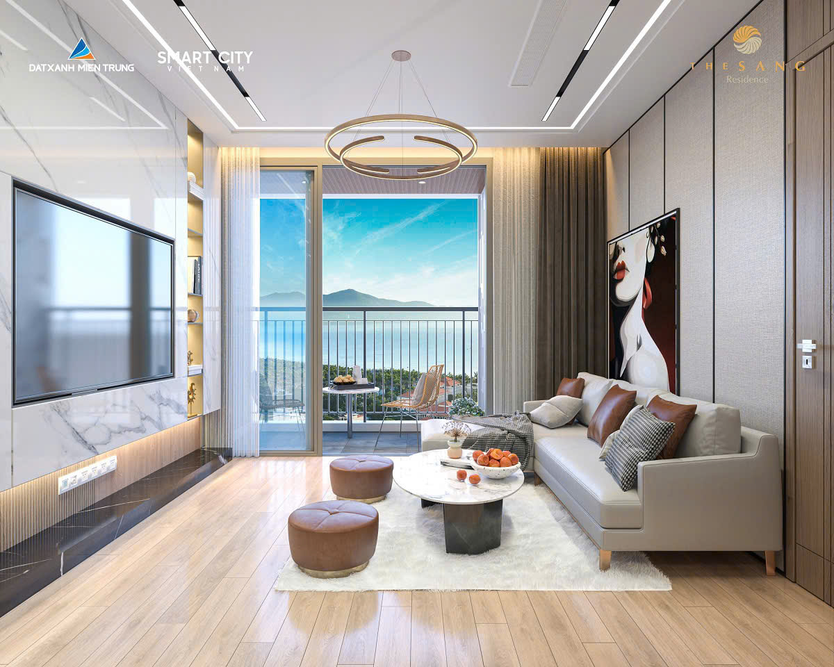 Cắt Lỗ căn hộ The Sang Residence tầng cao, view sông hàn siêu đẹp, giá chỉ 3 tỷ 6, sỏ hữu lâu dài - Ảnh 1